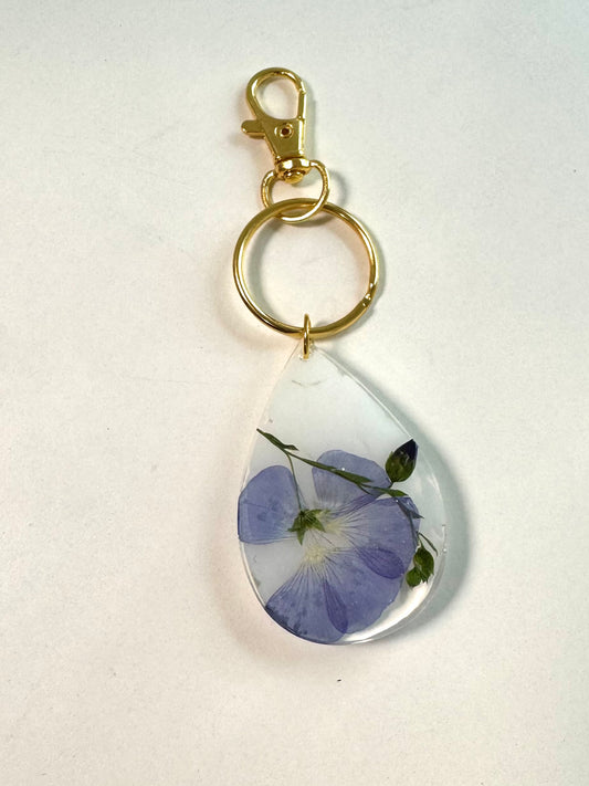 Purple Cloud Keychain